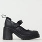 Dr. Martens Black Leather Platform Pumps
