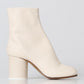 Maison Margiela White Leather Ankle Boots