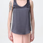 Brunello Cucinelli Bicolor Silk Tank Tops