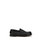 Premiata Black Calf Leather Bos Taurus Slip-On Loafers