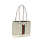 Gucci White Cotton Handbag