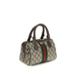Gucci Brown Fabric Handbag