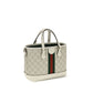 Gucci White Fabric Shoulder Bag