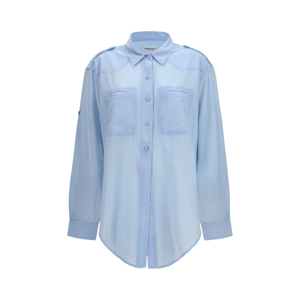 Marant Etoile Blue Cotton Shirt