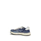 Premiata Blue Calf Leather Bos Taurus Low Top Sneakers