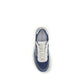 Premiata Blue Calf Leather Bos Taurus Low Top Sneakers