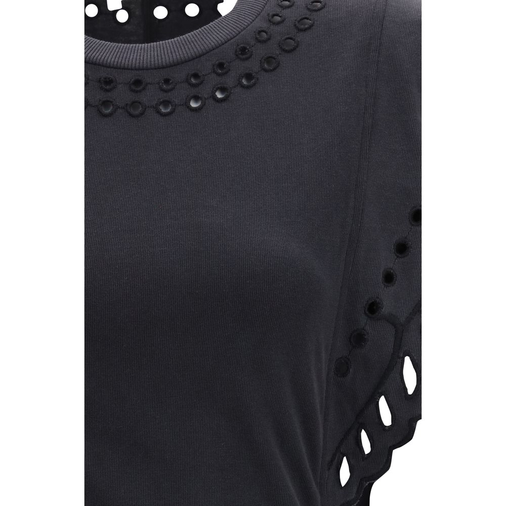 Marant Etoile Black Cotton Casual Dress