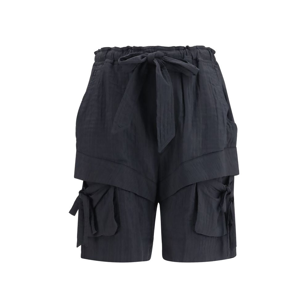 Isabel Marant Étoile Black Viscose Bermuda Shorts