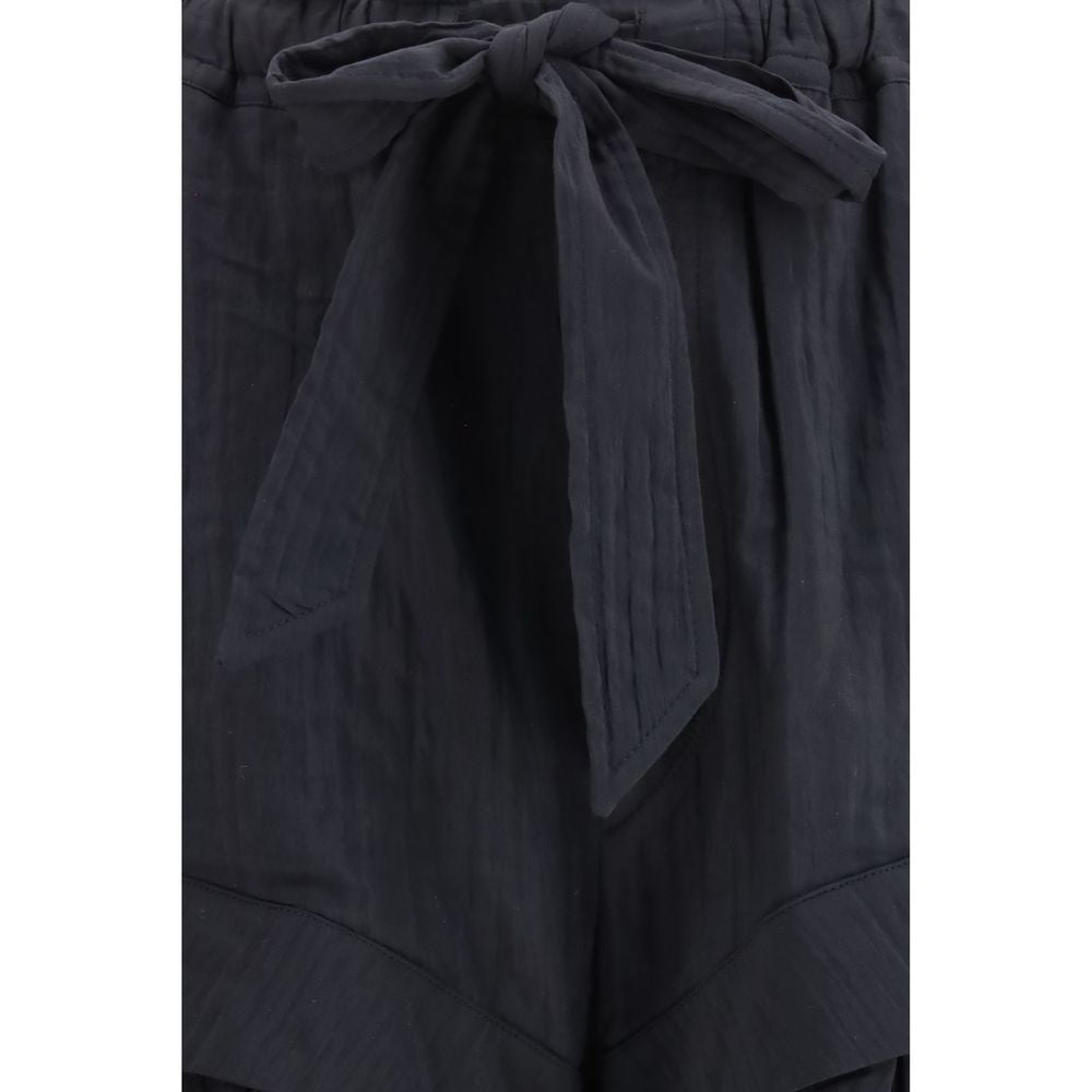 Isabel Marant Étoile Black Viscose Bermuda Shorts