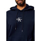 Calvin Klein Jeans Blue Cotton Hoodie