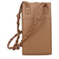 Jil Sander Brown Leather Crossbody Bag