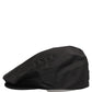 Dolce & Gabbana Men Black Cotton Stretch Newsboy Cloth Capello Hat