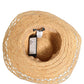 Dolce & Gabbana Women Beige Wide Brim Floral Bucket Capello Hat