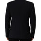 Dolce & Gabbana Black Wool Single Breasted Men Blazer Jacket