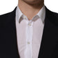Dolce & Gabbana Black Wool Single Breasted Men Blazer Jacket