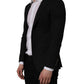 Dolce & Gabbana Black Polyester Single Breasted Blazer Jacket