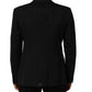 Dolce & Gabbana Black Wool Single Breasted Blazer Jacket