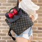 Kate Spade Disney Minnie Mouse Medium Leather Backpack Bookbag Bag