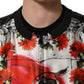 Dolce & Gabbana Multicolor Majolica Bull Print Bomber Jacket