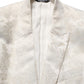Dolce & Gabbana Off White Floral Single Breasted Men Jacket