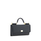 Dolce & Gabbana Black Calf Leather Bos Taurus Shoulder Bag
