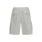 Brunello Cucinelli White Cotton Bermuda Shorts