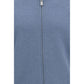 Brunello Cucinelli Blue Cashmere Cardigan
