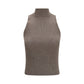 Brunello Cucinelli Brown Cashmere Sleeveles Sweater