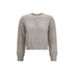 Brunello Cucinelli Beige Cotton Sweatshirt