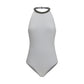 Brunello Cucinelli White Polyamide One-Piece Swimsuit
