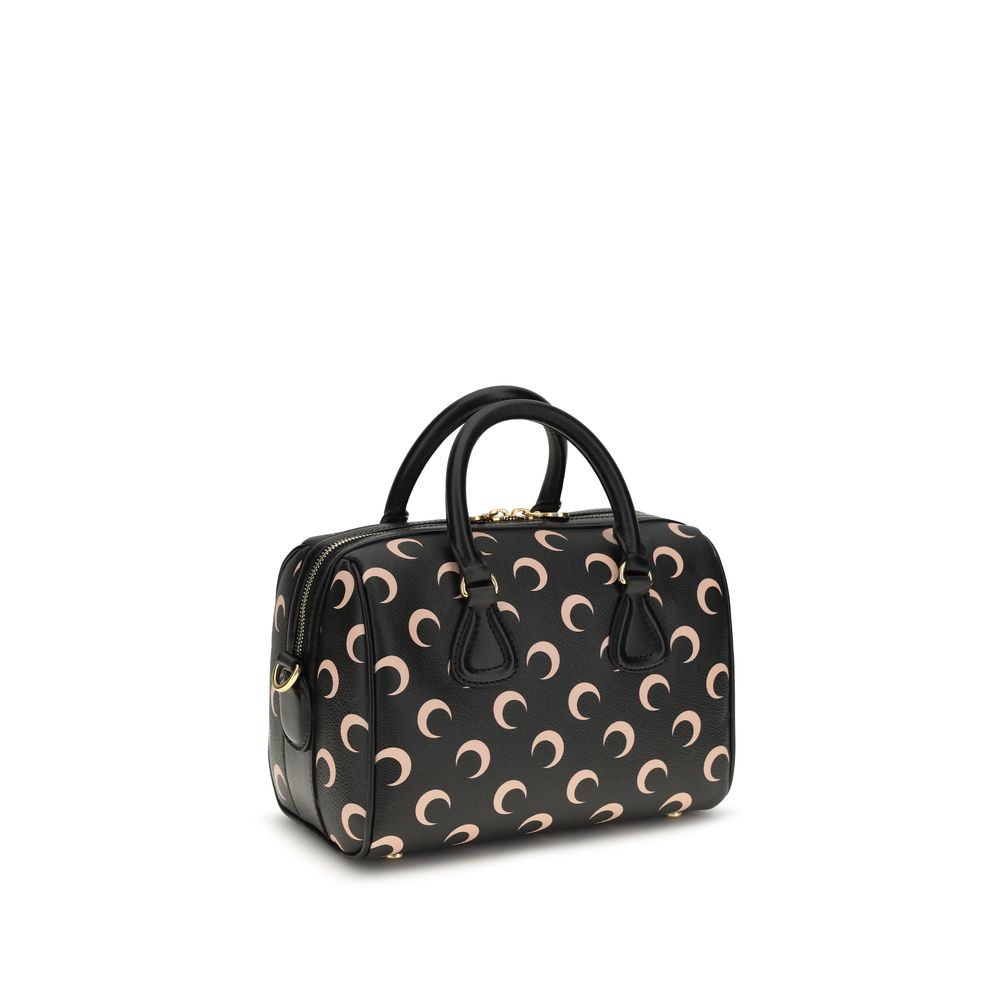 Marine Serre Black Polyethylene Shoulder Bag