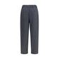Brunello Cucinelli Gray Wool Oves Aries Casual Pants