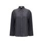 Brunello Cucinelli Gray Wool Oves Aries Dress Shirt