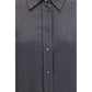 Brunello Cucinelli Gray Wool Oves Aries Dress Shirt