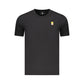 Marina Militare Black Cotton Men's T-Shirt