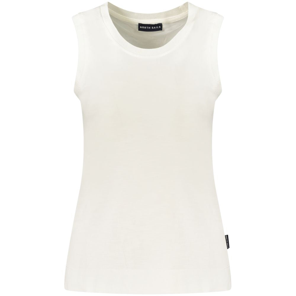 North Sails White Polyester Tank Tops