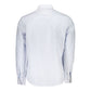 North Sails Azzurro Cotton Men Shirt with Long Sleeves and Button-Down Collar