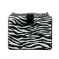 Michael Kors Greenwich Small Print Logo Crossbody Tote Chain Bag Black/White $498
