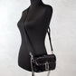 Marc Jacobs The Mini J Marc Shoulder Bag Black Sequined Crossbody Bag