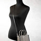 Marc Jacobs The Monogram Beige Mini Tote Woven Jacquard Canvas Crossbody Handbag