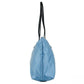 Versace Portuna Medusa Medium Cornflower Blue Nylon Leather Tote Bag Purse