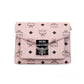 MCM Signature Patricia Leather Mini Flap Lock Crossbody Bag