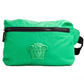 Versace Small Bright Green Nylon Matte Medusa Belt Bag Waist Fanny Pack Purse