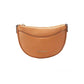Michael Kors Dover Small Luggage Pebbled Leather Half Moon Crossbody Bag Purse