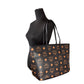 MCM Aren Black Leather Shoulder Tote Bag