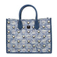 MCM Aren Munchen Denim Tote Bag