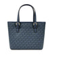 Michael Kors Navy Signature XS Carryall Tote Bag