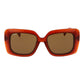 Max Mara Orange Acetate Sunglasses