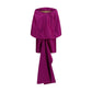 Balenciaga Purple Wool Oves Aries Cocktail Dress
