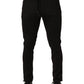 Dolce & Gabbana Black Wool Jogger Men Sweatpants Trouser Pants